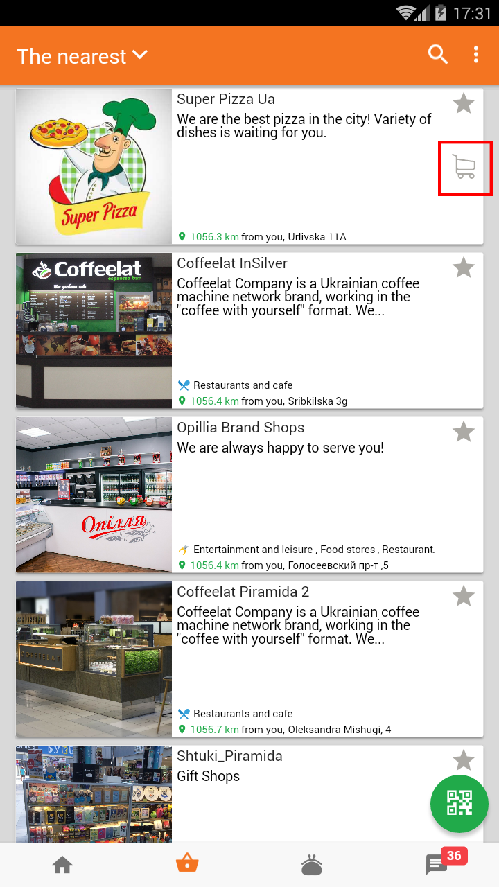 How to set up the Store in the customer application inCust? How to set up the Store in the customer application inCust?